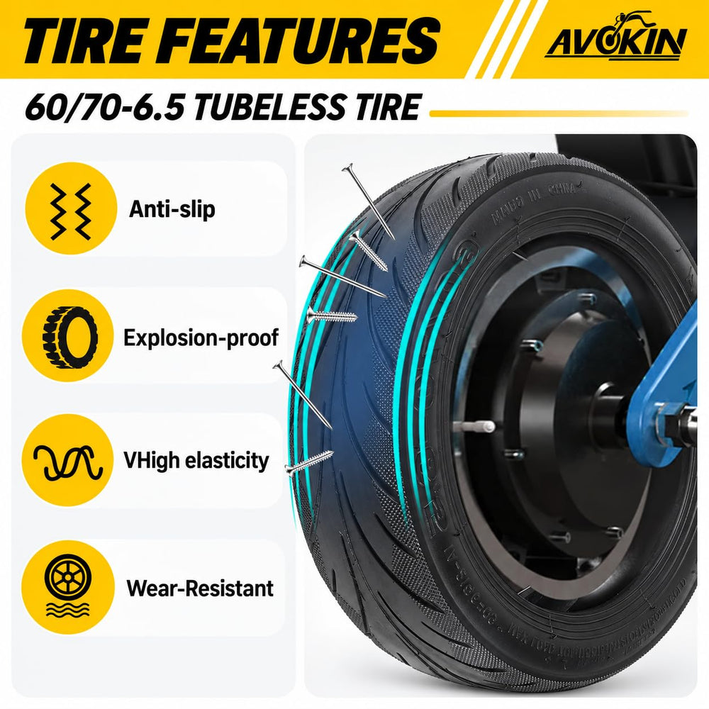AVOKIN valve stem detail ensuring proper tubeless sealing and ease of use