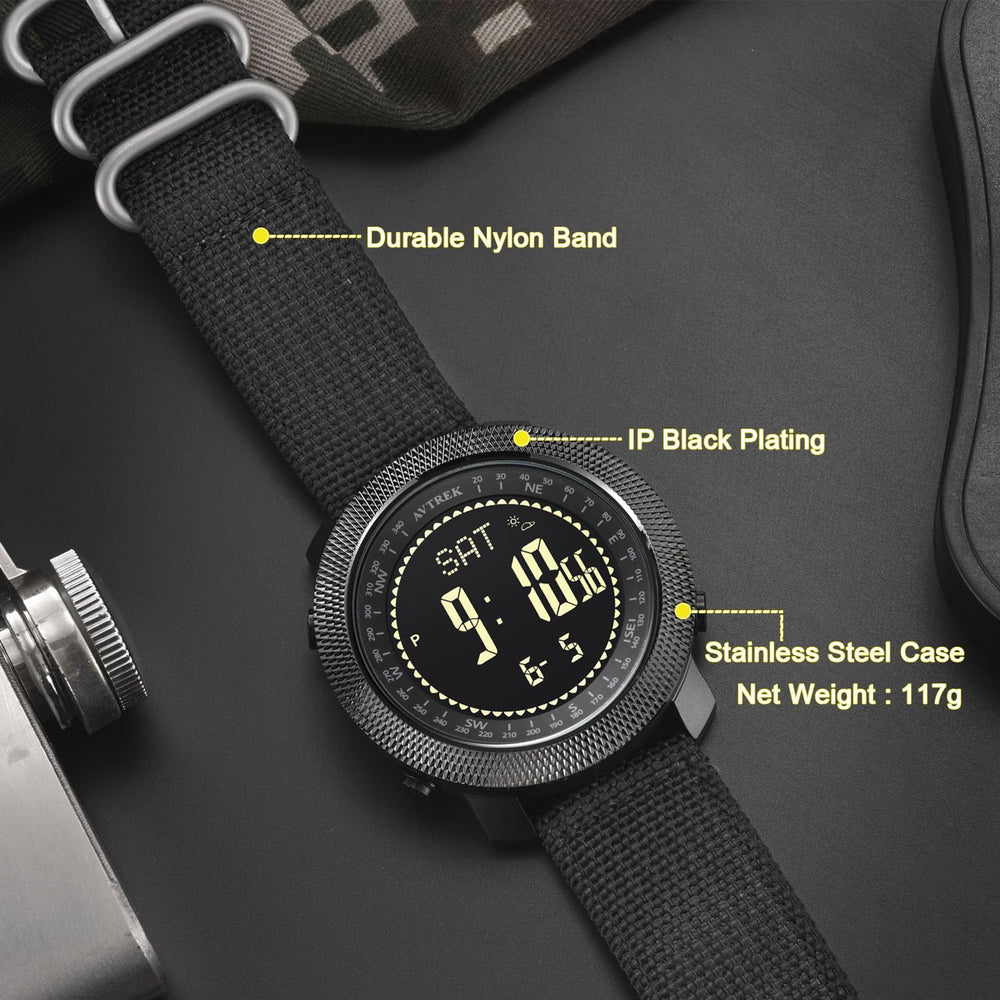 AVTREK illuminated backlight improving night readability and low-light benefit