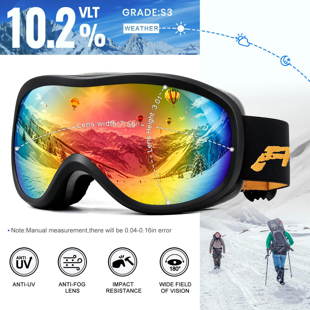 AVV REVO lens close-up displaying polarized mirror and glare reduction