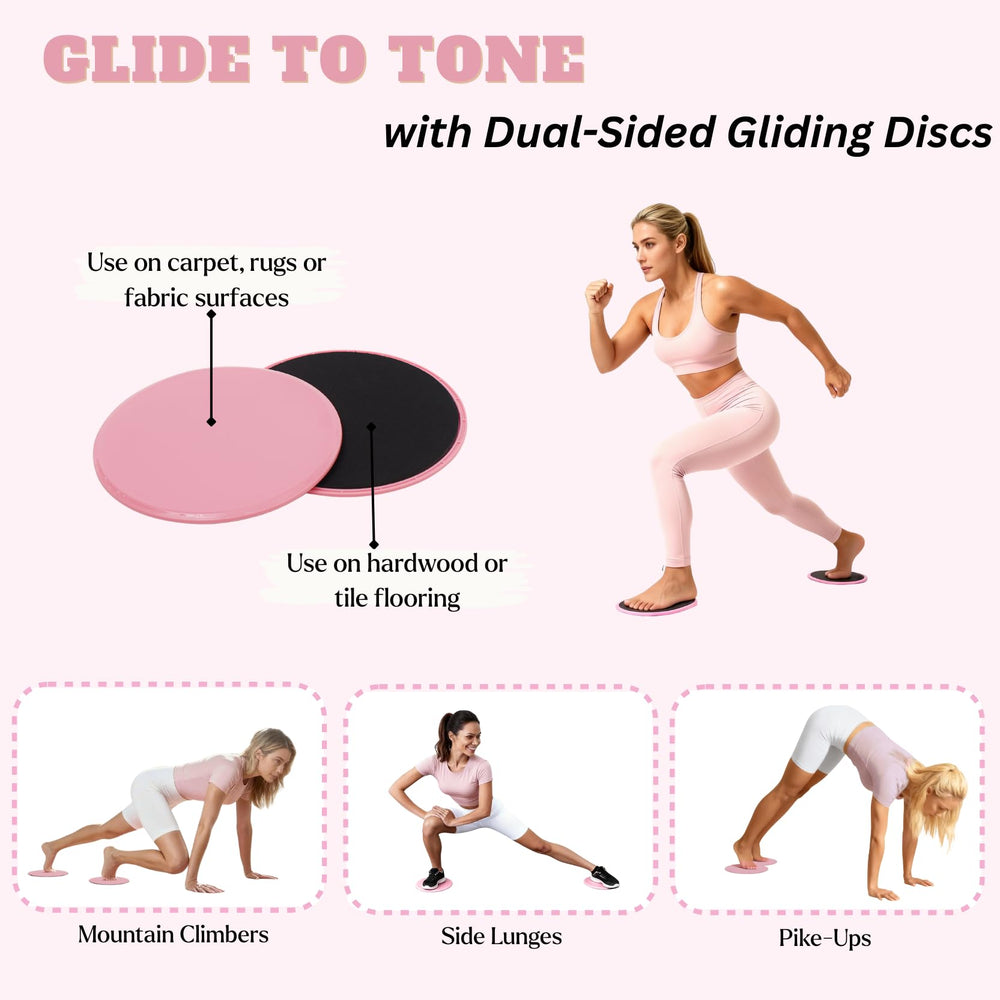 Awakique core sliders detailed view for smooth floor transitions and core work