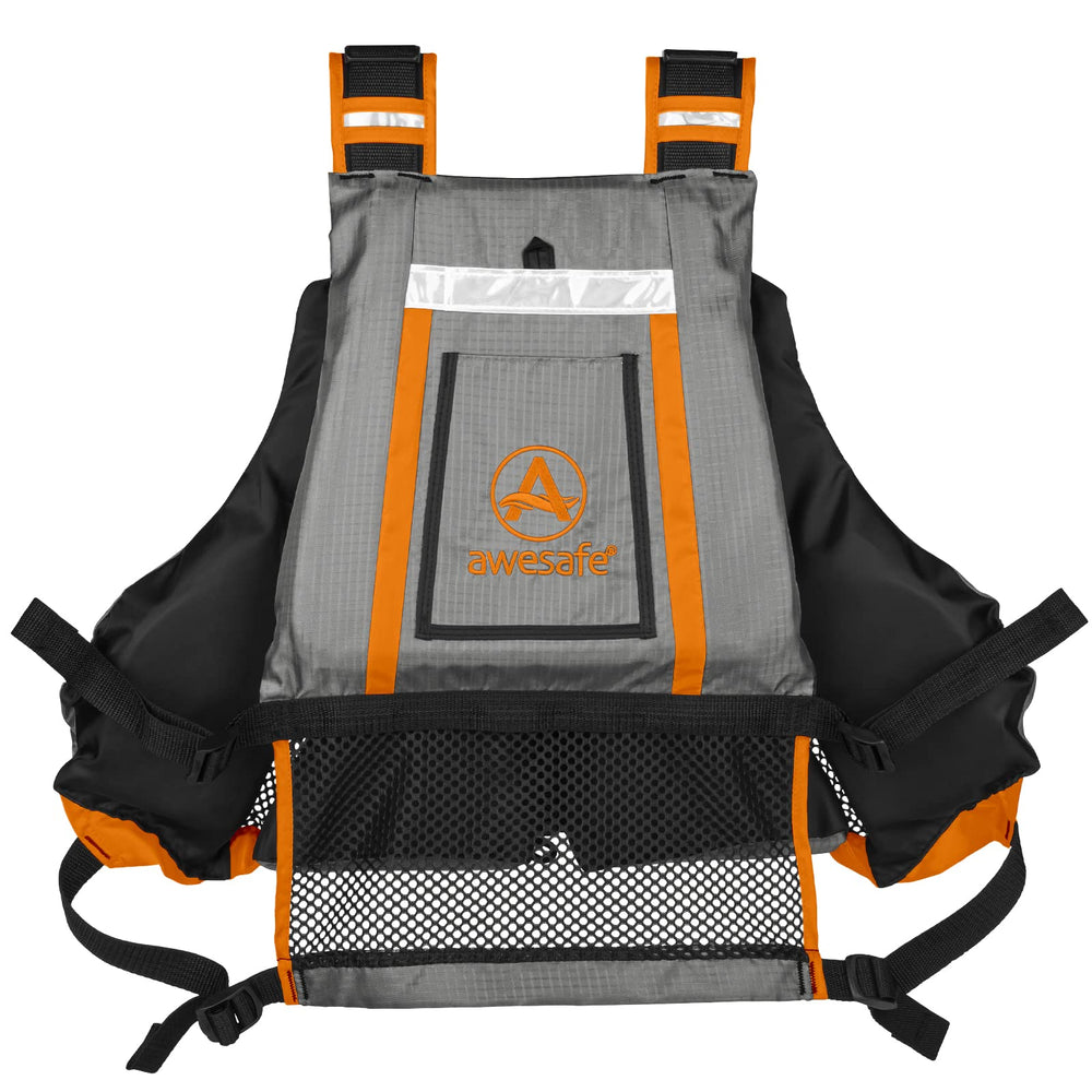 AWESAFE close-up of durable fabric and foam panels for quick-dry comfort benefit
