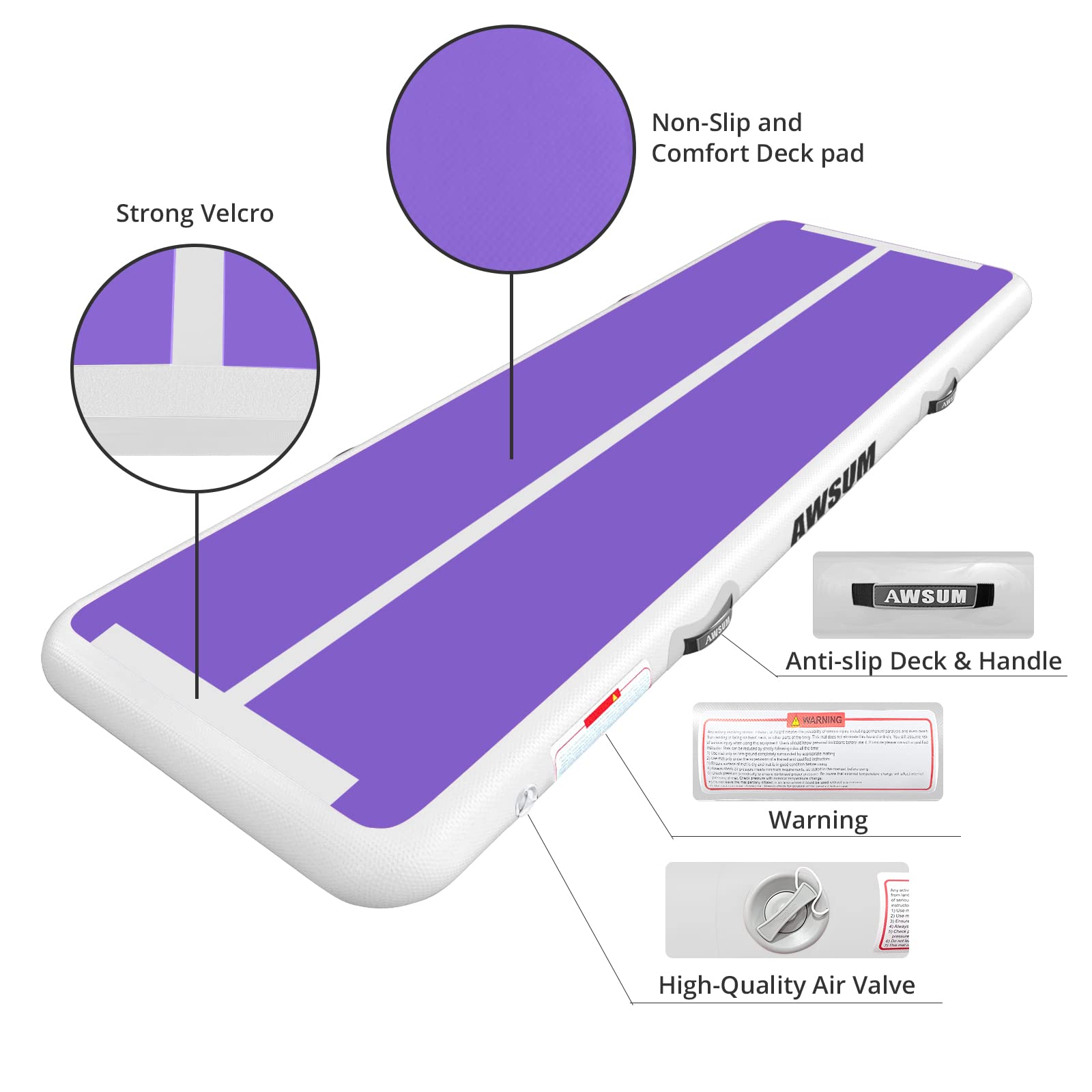AWSUM electric pump inflating mat fast for quick setup benefit