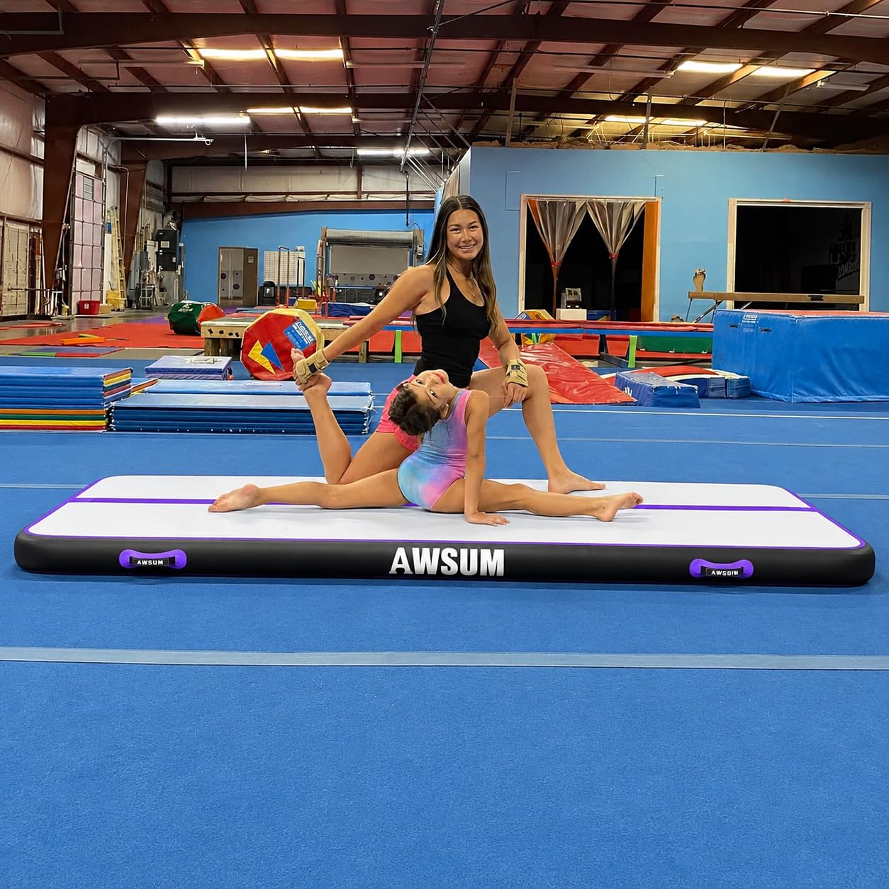 AWSUM lifestyle image in backyard setup for outdoor practice and versatile training