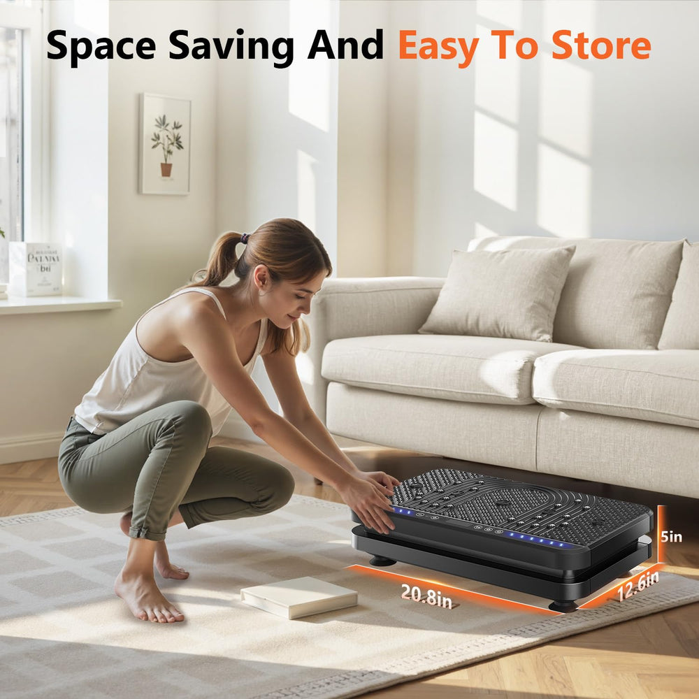AXV compact storage in home setting showing portability and space-saving convenience
