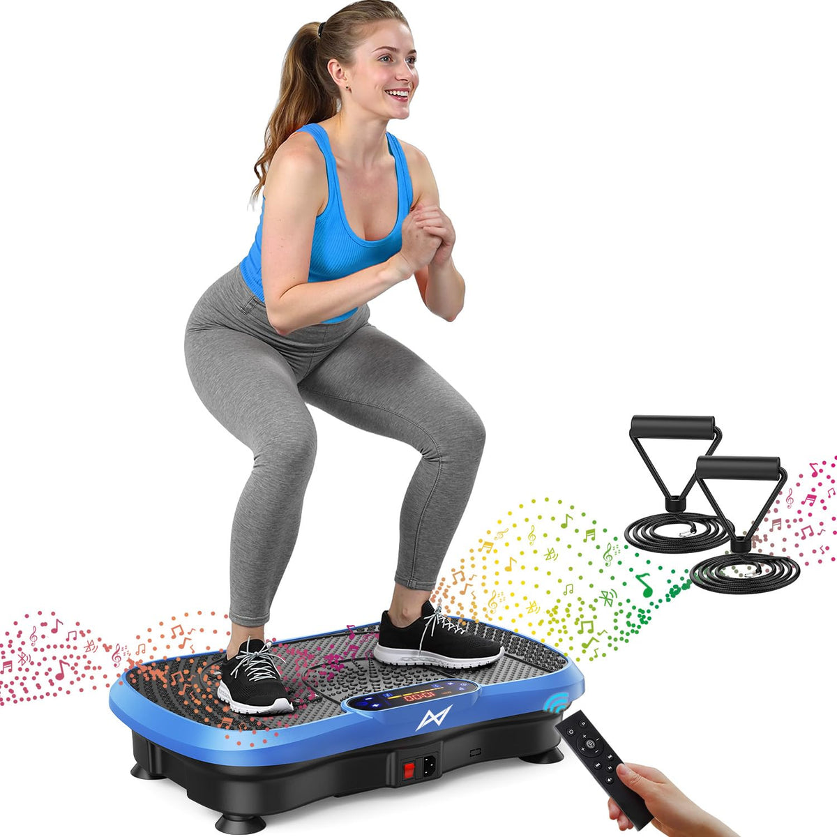 AXV front view platform showing compact design and stability benefit