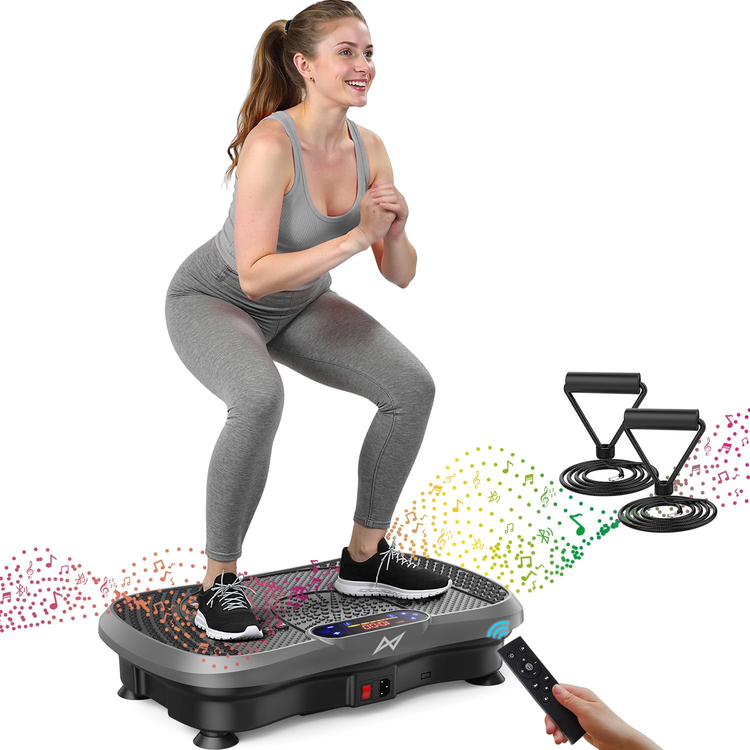 AXV front view showing platform and stable design, helping quick home workouts