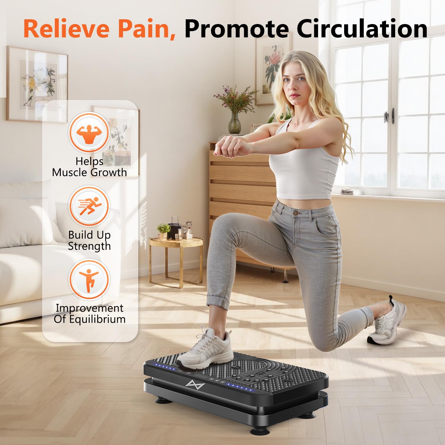 AXV plate with resistance bands attached demonstrating added upper-body training