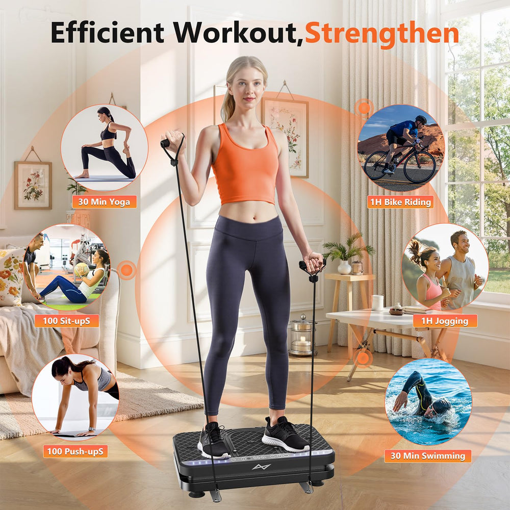 AXV platform textured close-up highlighting anti-slip surface for safer workouts