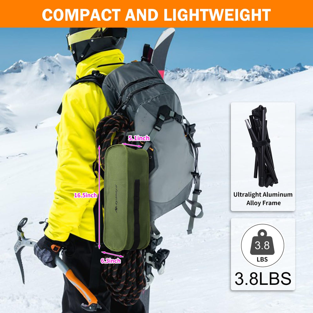 AYAMAYA double-sided pockets holding a water bottle and phone for convenience