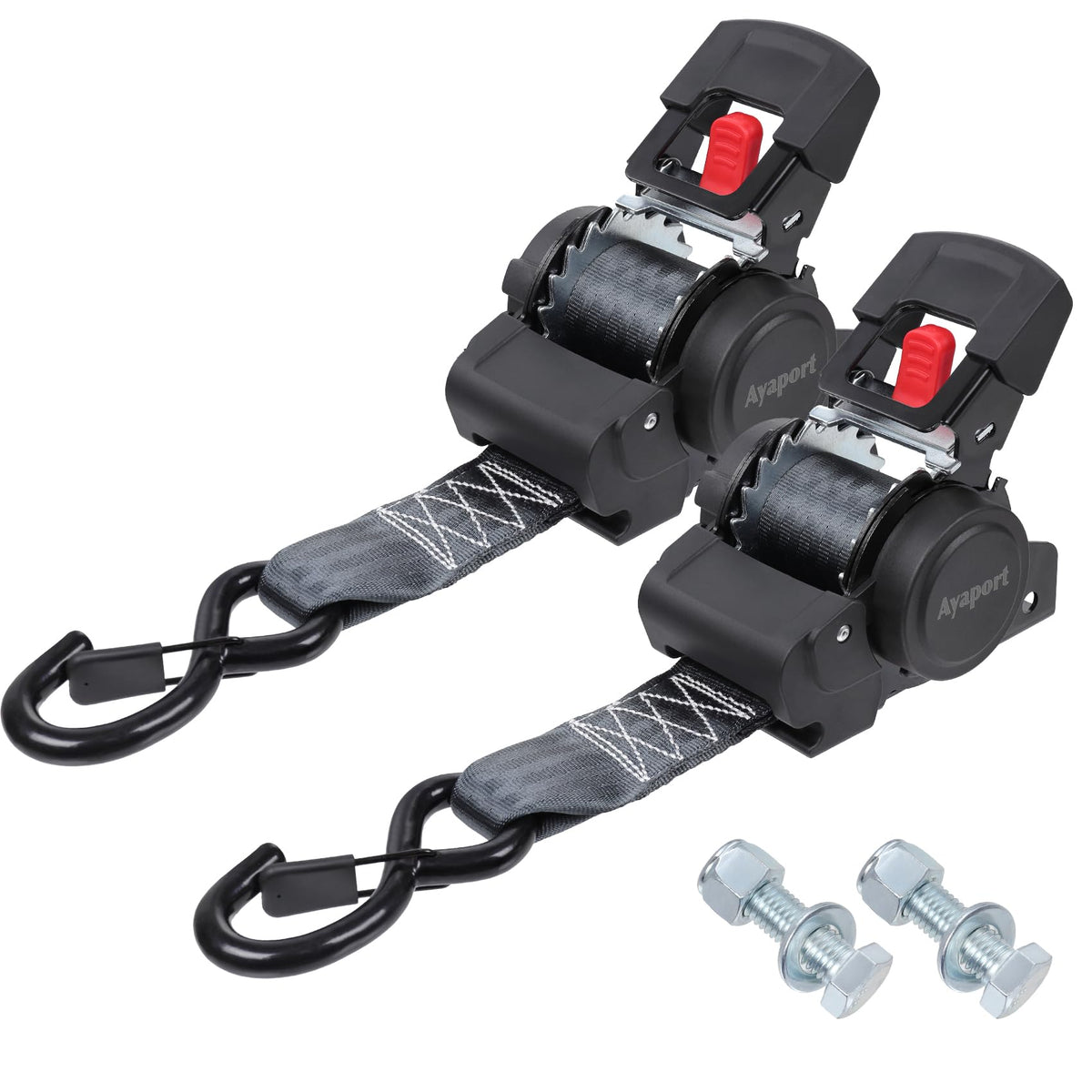 Ayaport front view housing showing compact retractable unit and tidy storage benefit