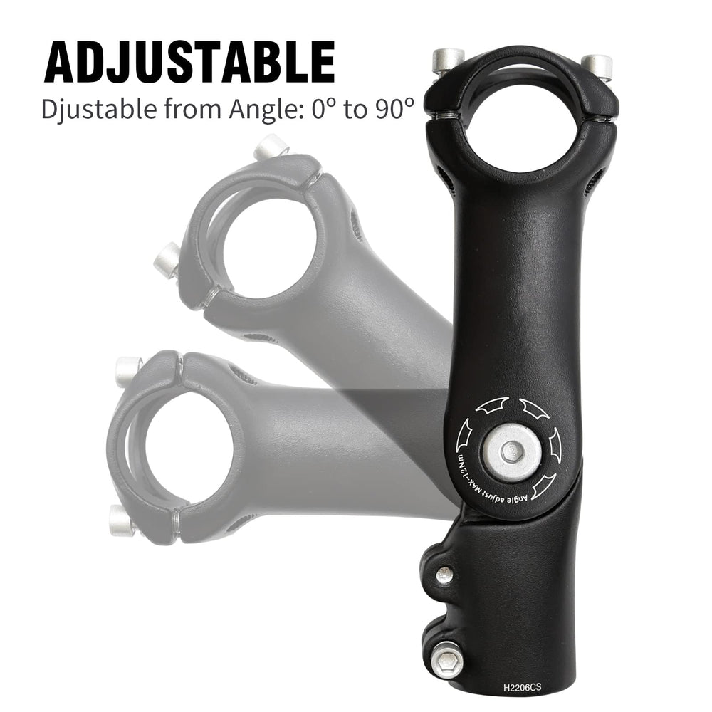 Aynaxcol handlebar clamp detail highlighting 31.8mm fit for modern bars