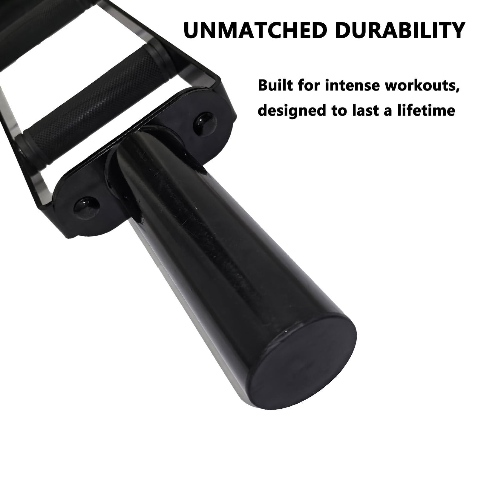 AYWAIWHL tricep bar beside dumbbell for size and scale comparison
