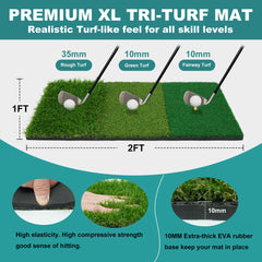 Azaeahom target sheets with chipping net for precision training