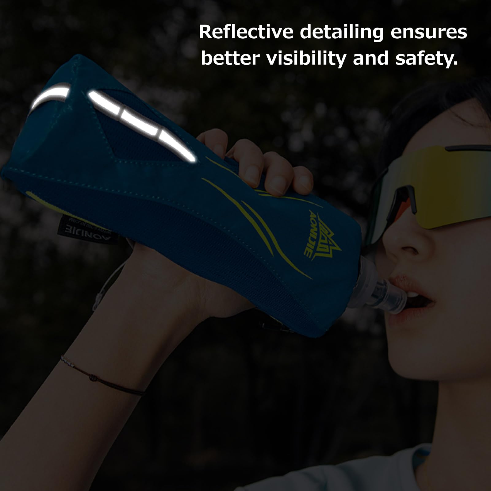 Azarxis reflective trim at dusk, improved visibility for safety