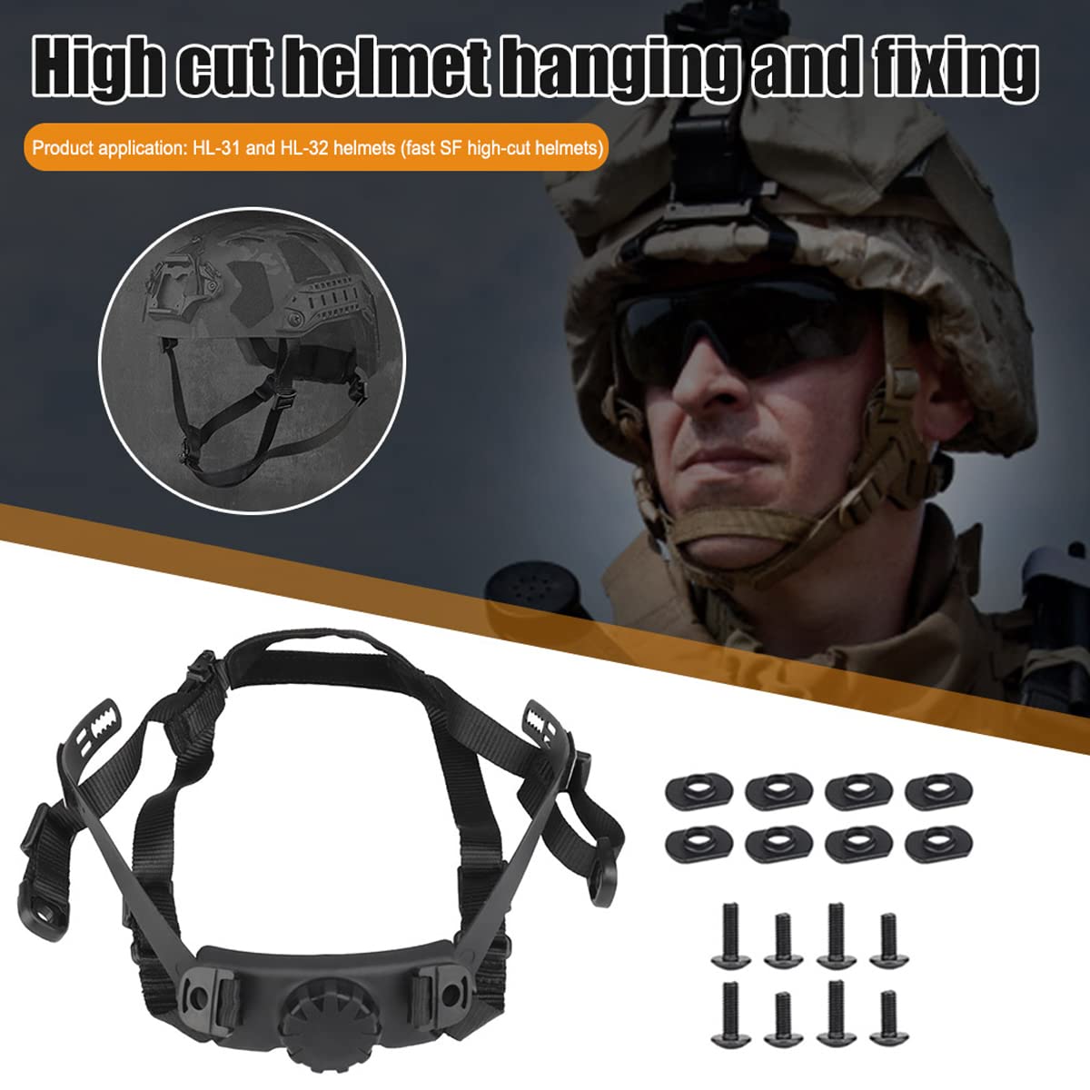 AZB padded leather chin cup close-up illustrating comfort during wear