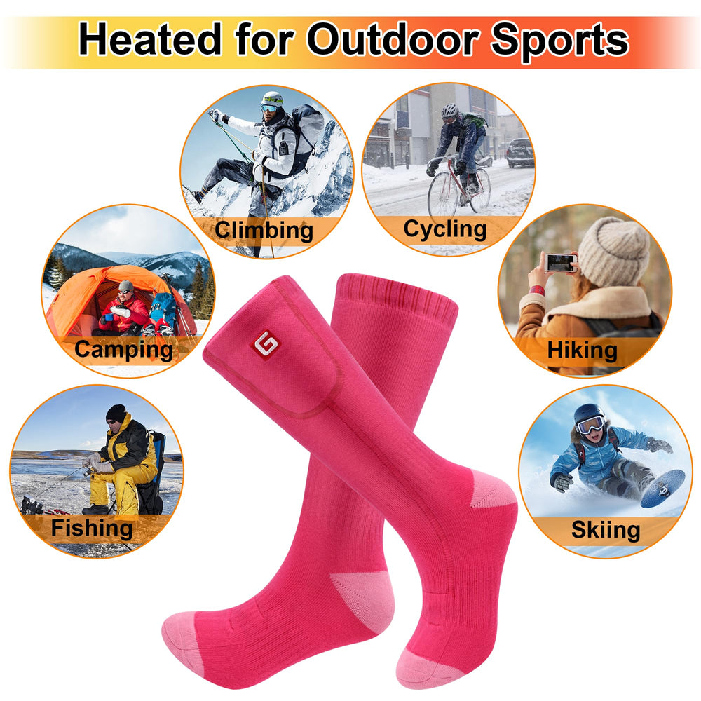 B Socks multiple color options lined up to help choose style and visibility