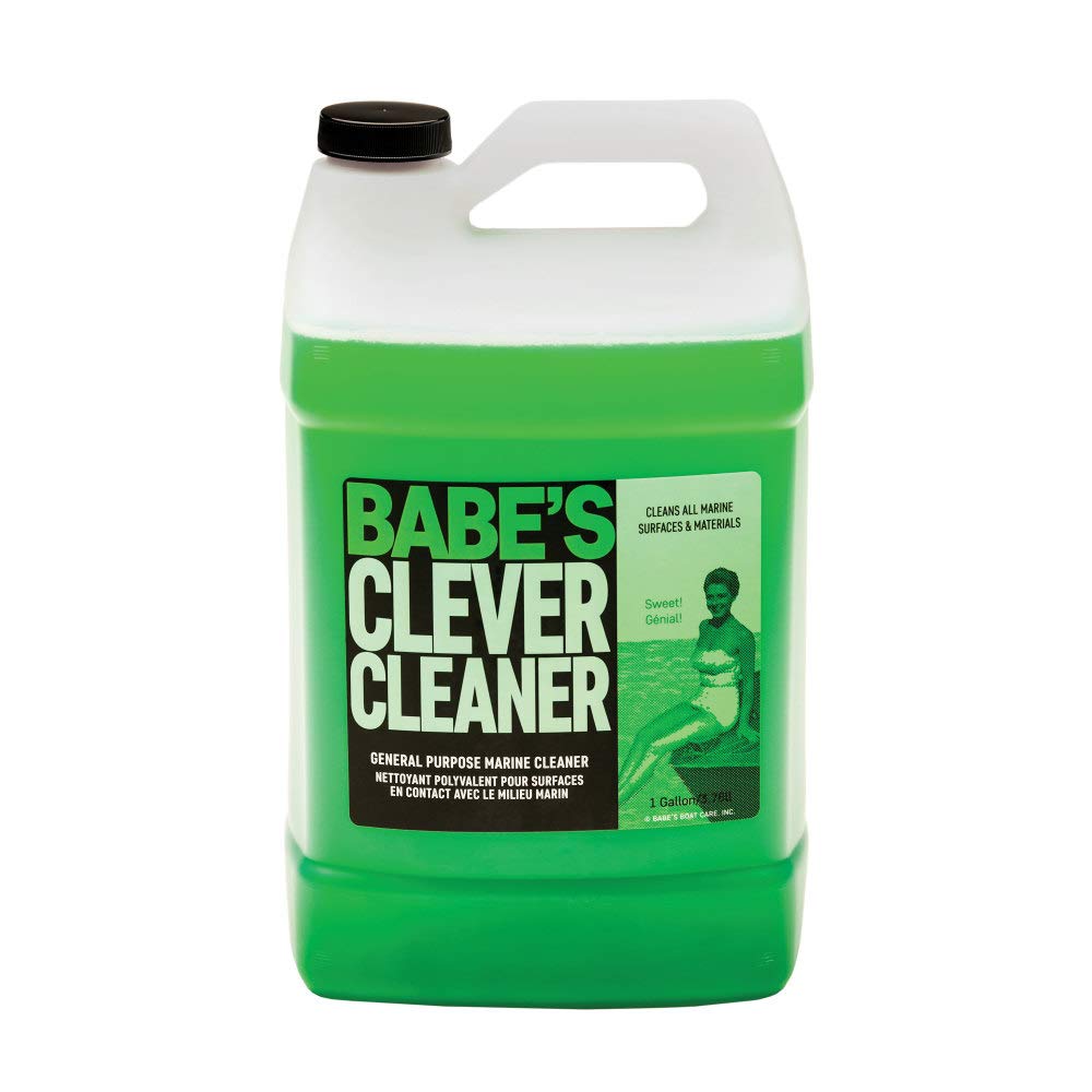 BABE'S Boat Care Products 1 gallon bottle front label showing product and benefits