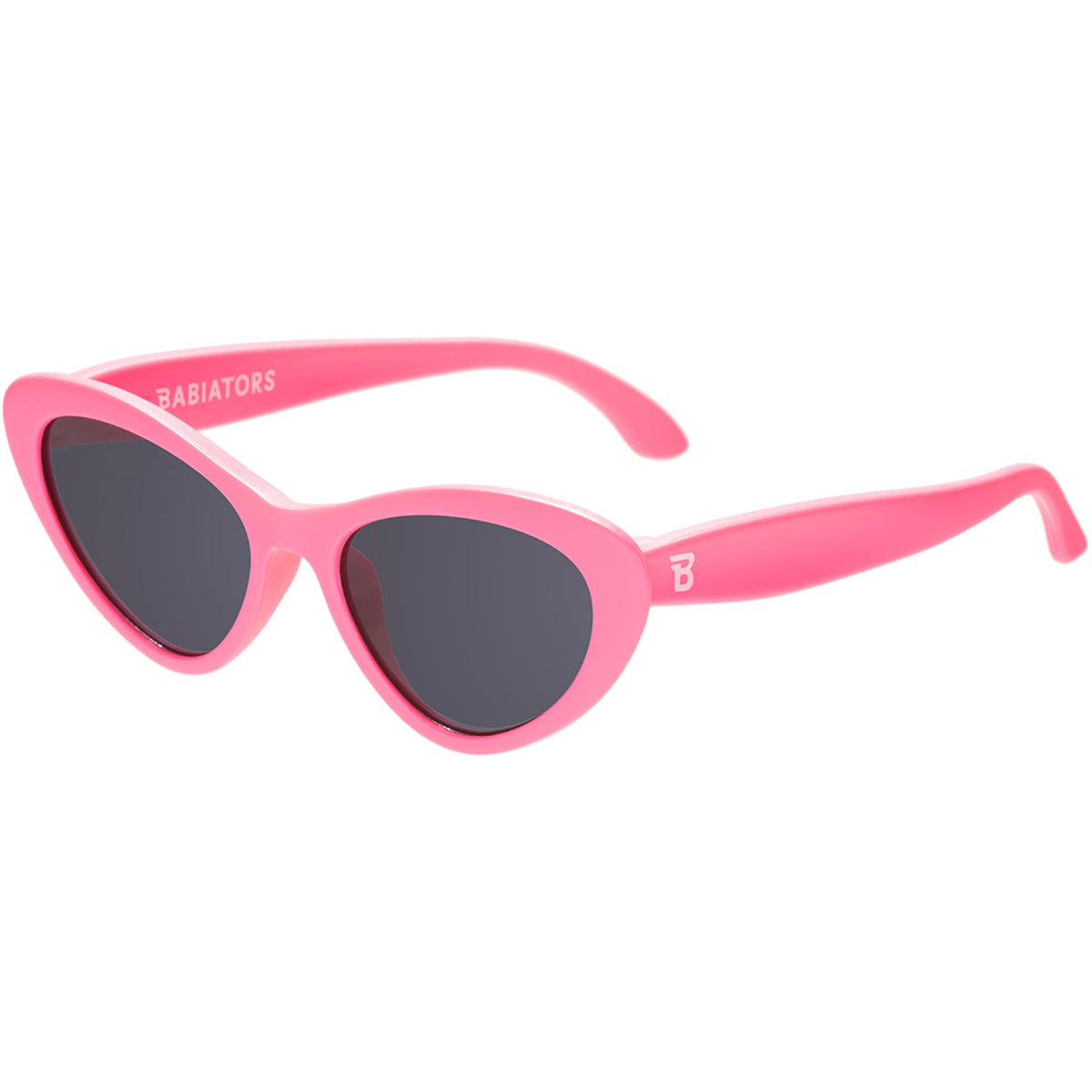 Babiators front view cat-eye sunglasses showing color and fit for babies