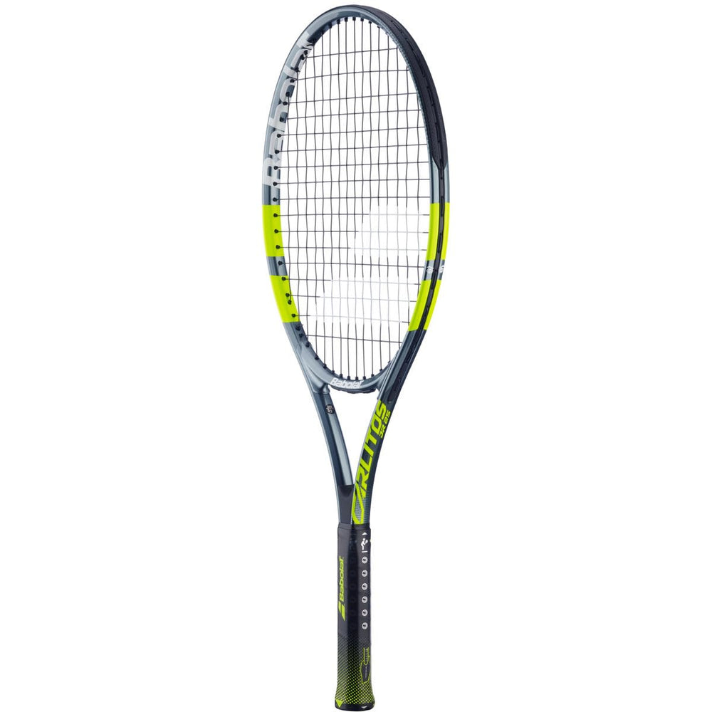 Babolat Carlitos side beam detail illustrating 20 mm profile for stable response