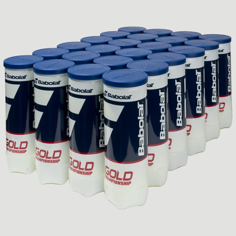 Babolat front packaging showing case and cans, reliable tournament supply