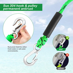 BabyFoxy float ball and quick-connect detail keeping tow point visible and easy to swap rigs