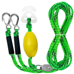 BabyFoxy front view of tow harness kit showing hardware and rope, durable towing solution