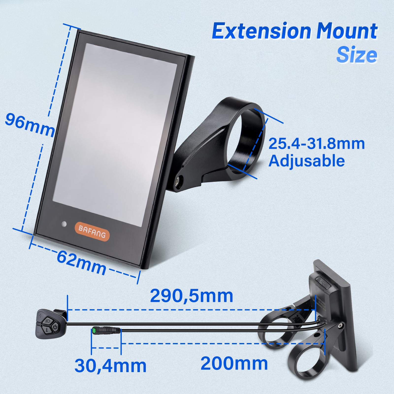 BAFANG DPC18 rear 5-pin connector visible for correct plug-and-play compatibility