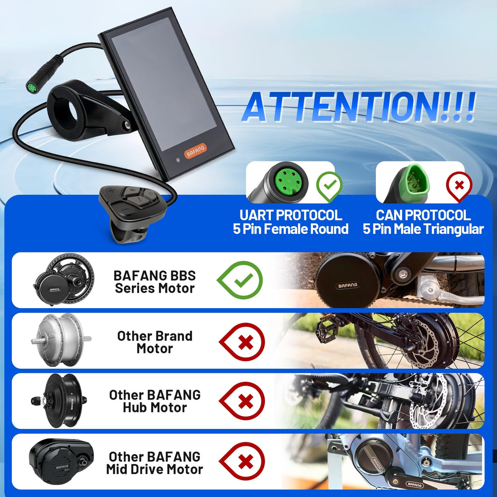 BAFANG DPC18 USB port detail offers emergency 5V phone charging on the go
