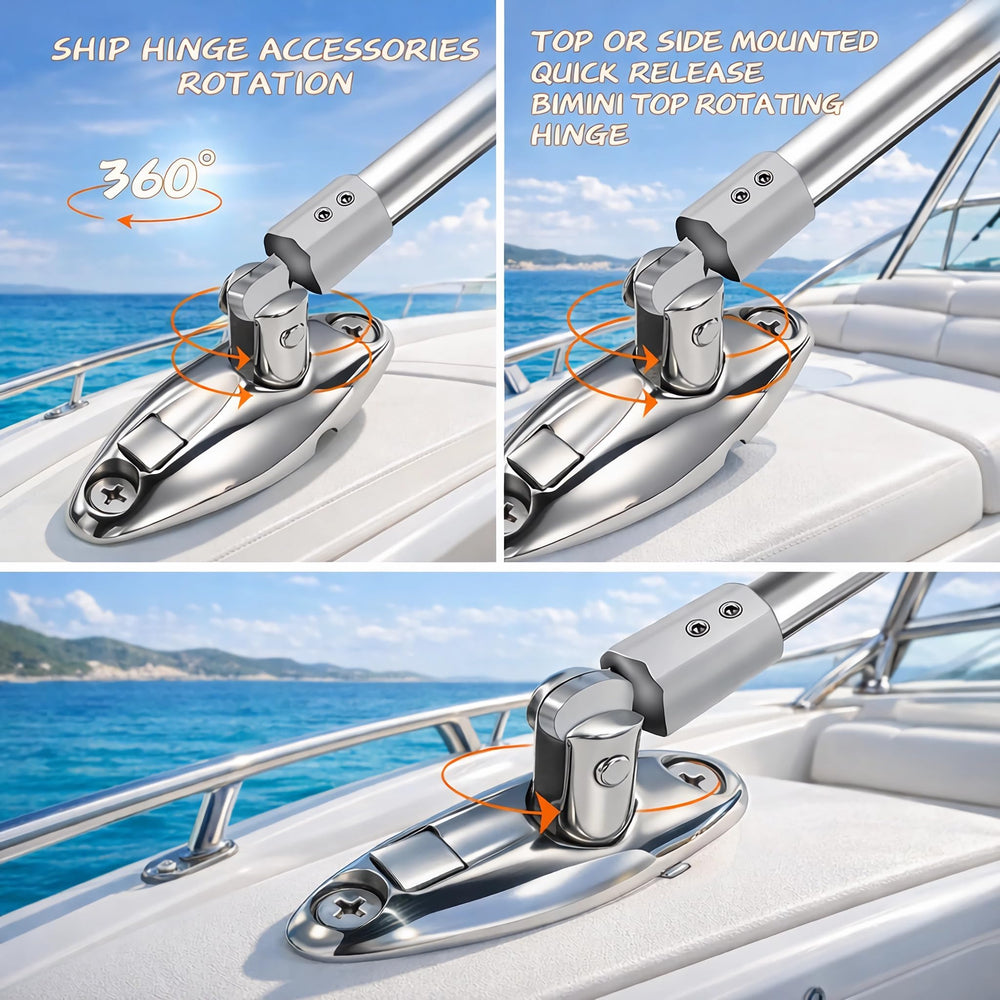 Baieasy installed on boat rail showing secure mount and corrosion-resistant benefit