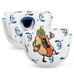 BAIRBRE front view embroidered putter cover showing style and protection