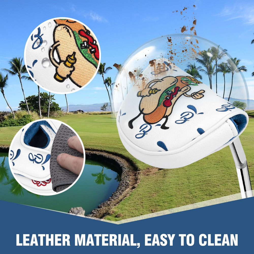 BAIRBRE plush inner lining detail protecting putter finish and preventing scratches