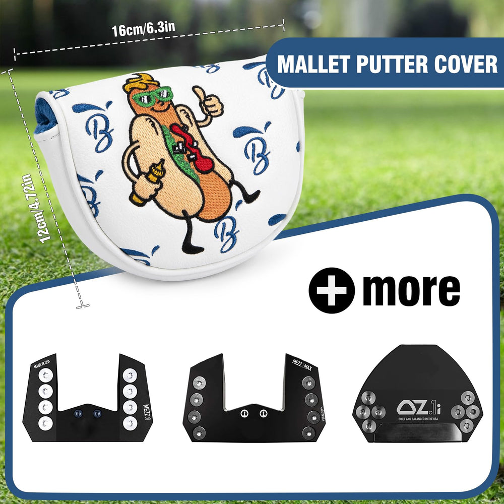BAIRBRE putter in cover side profile fitting OZ1 and MEZZ1 family heads
