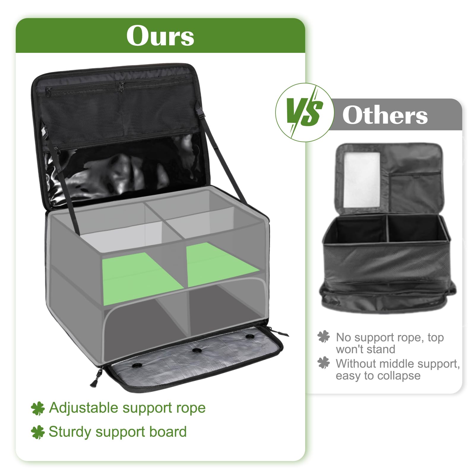 BAIXIXIG trunk placement showing scale inside car, fits standard vehicle benefit