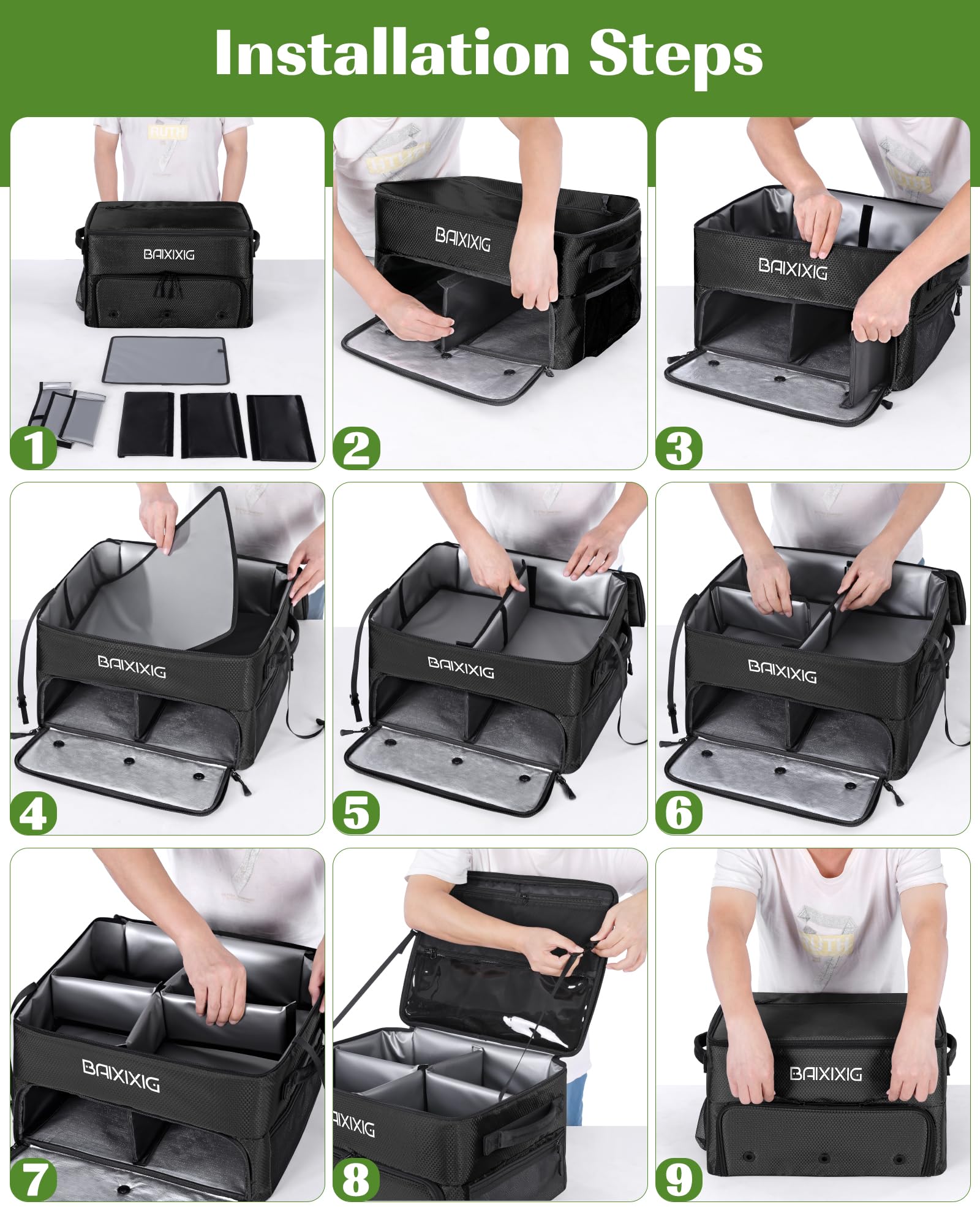 BAIXIXIG ventilation holes and internal support boards keeping shoes aired and upright