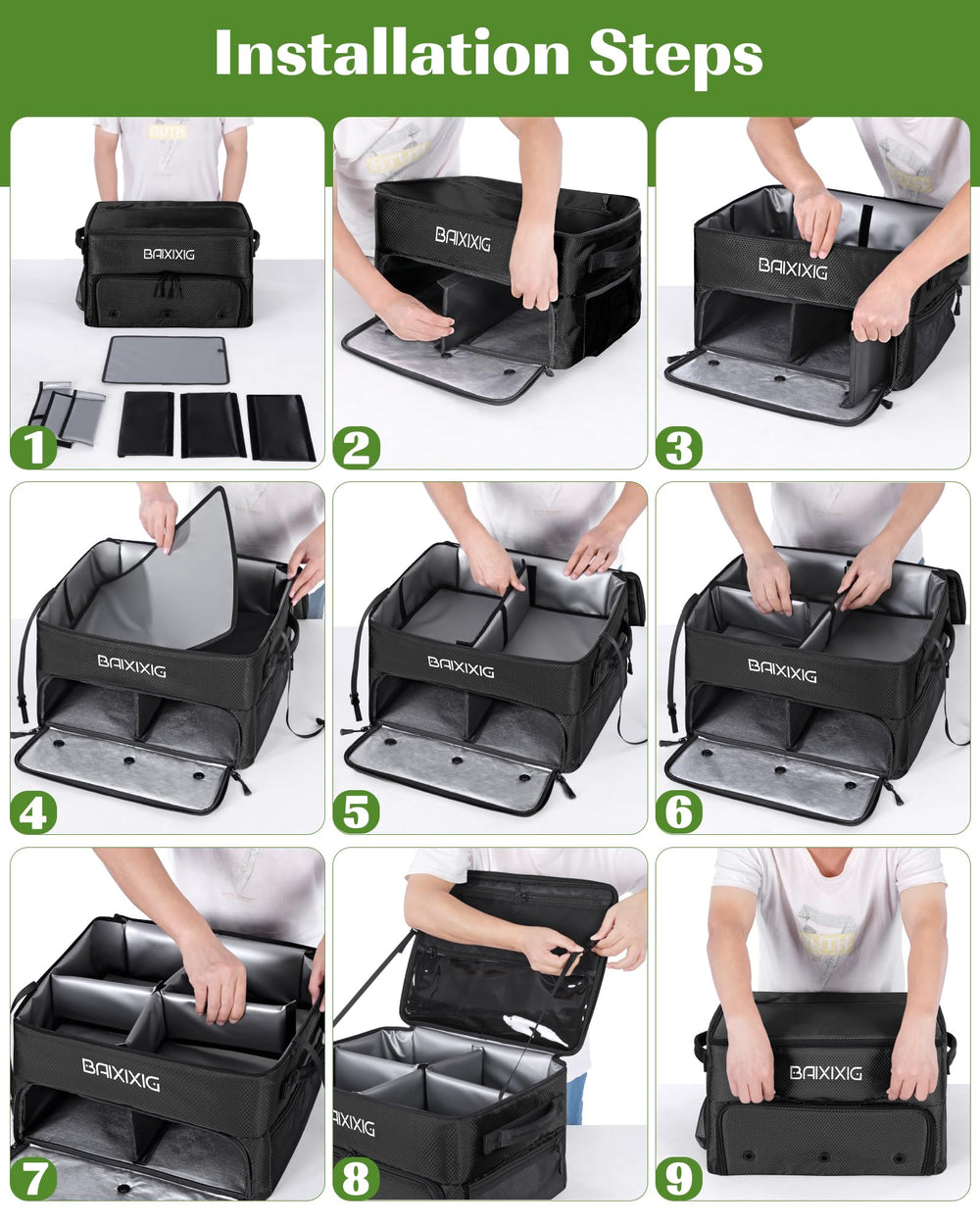 BAIXIXIG ventilation holes and internal support boards keeping shoes aired and upright