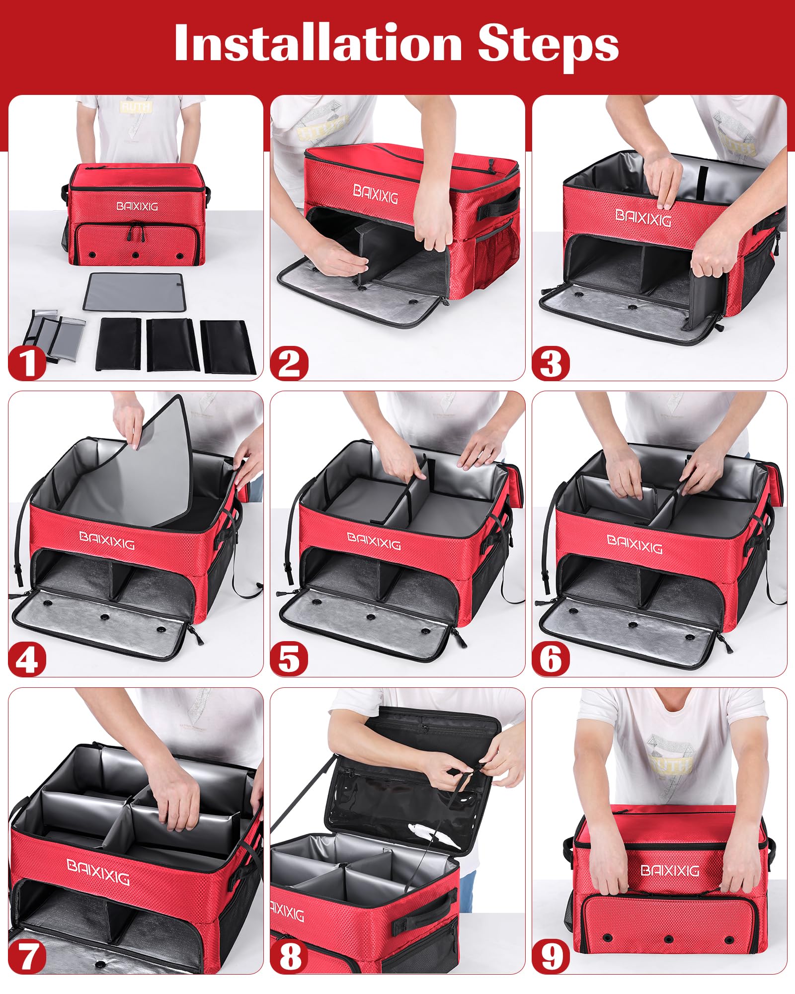 BAIXIXIG ventilation holes detail promoting airflow to reduce shoe odors