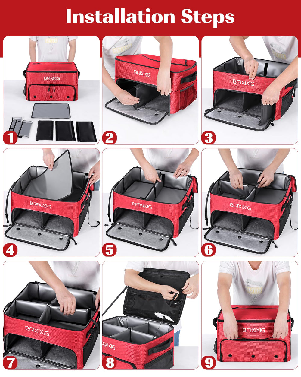 BAIXIXIG ventilation holes detail promoting airflow to reduce shoe odors