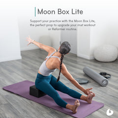 Balanced Body Moon Box Lite textured top close-up for secure grip benefit