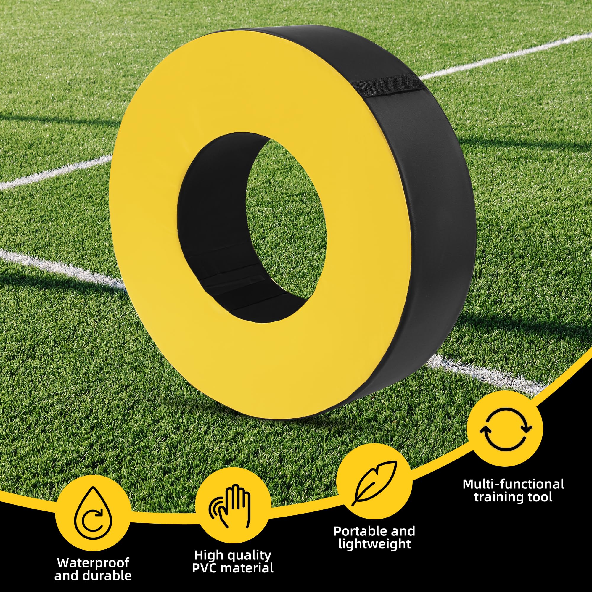 BALAPET on football field in training setup highlighting visibility and group practice benefit