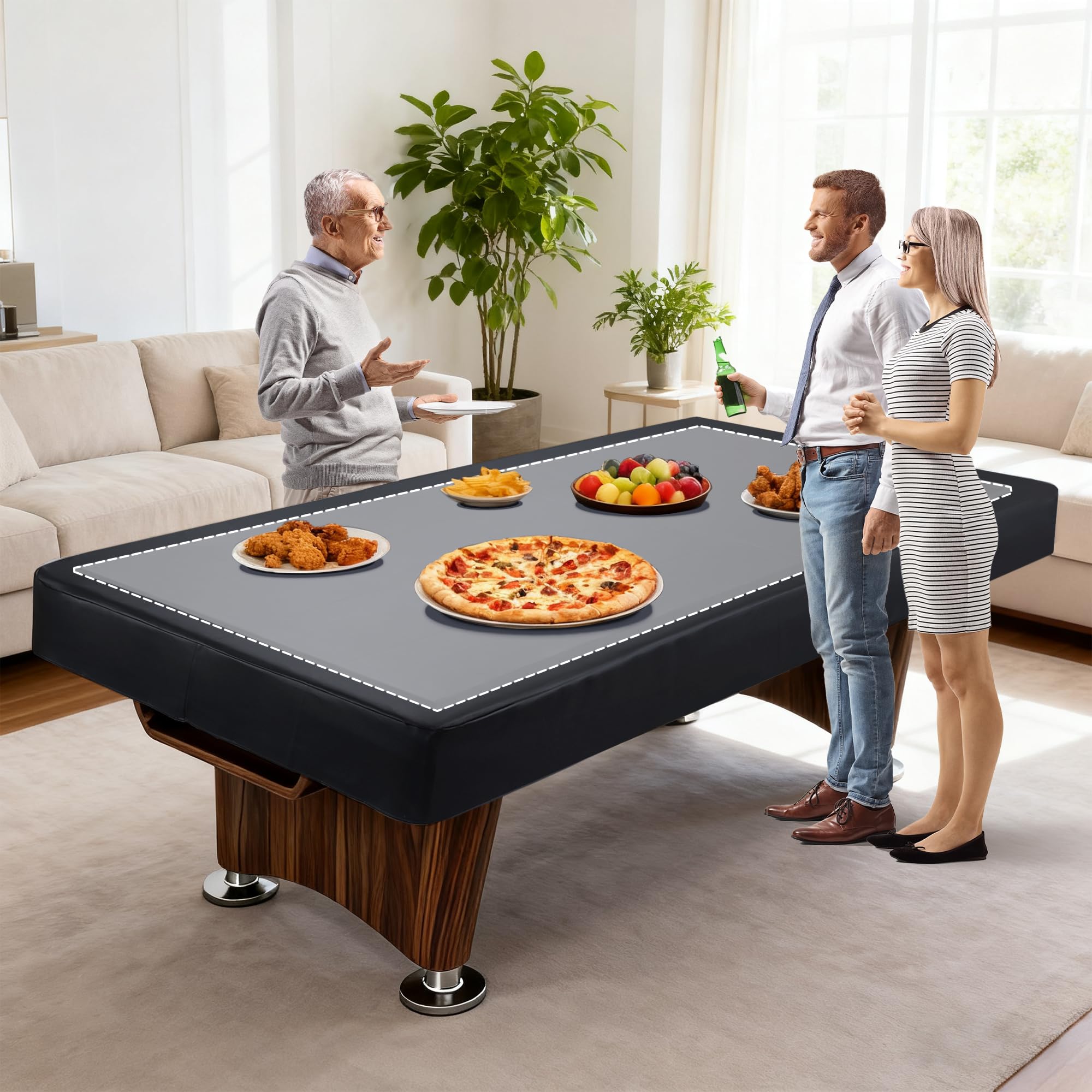 BALAPET cover on outdoor patio table protecting from elements
