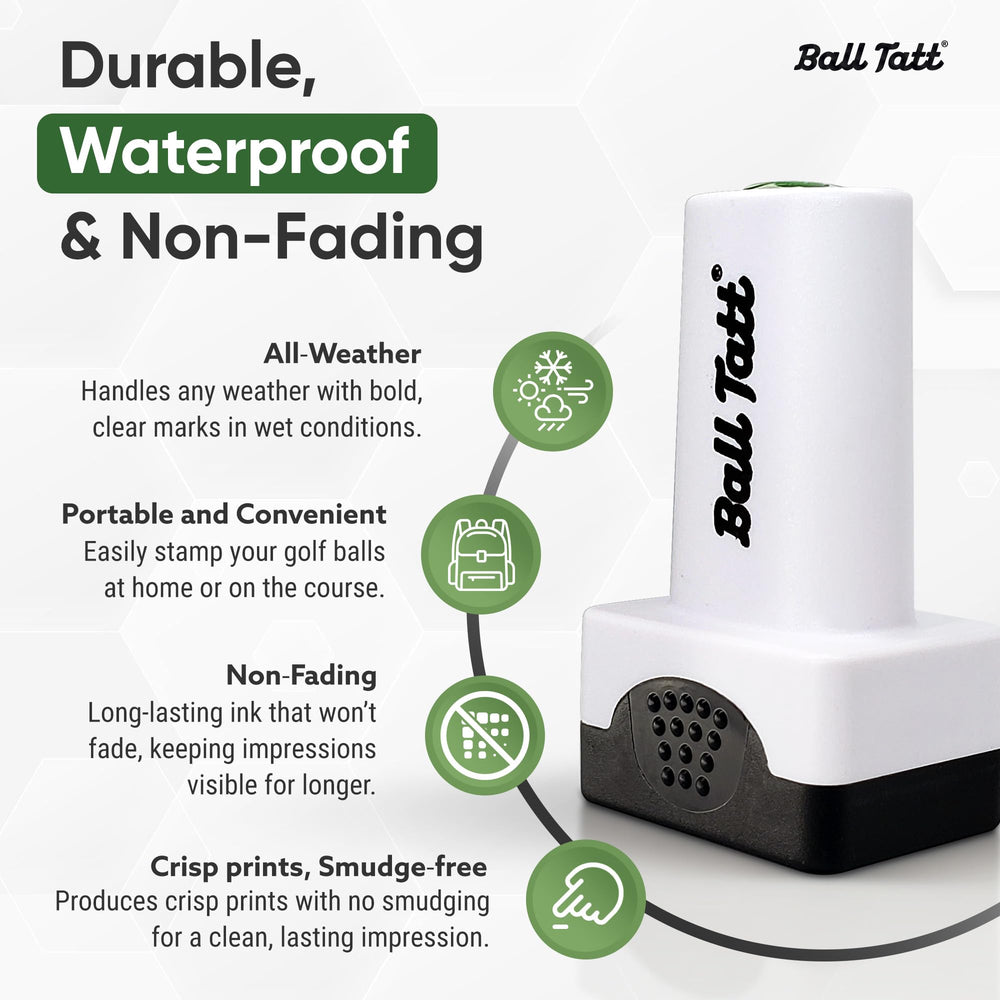Ball Tatt airtight cap detail protecting ink and preventing leaks