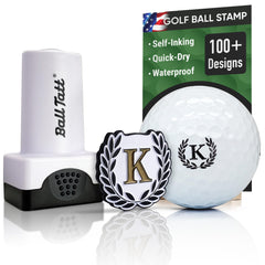 Ball Tatt front view showing compact stamp and branding for easy packing
