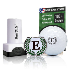 Ball Tatt front view showing compact stamp and brand for quick marking