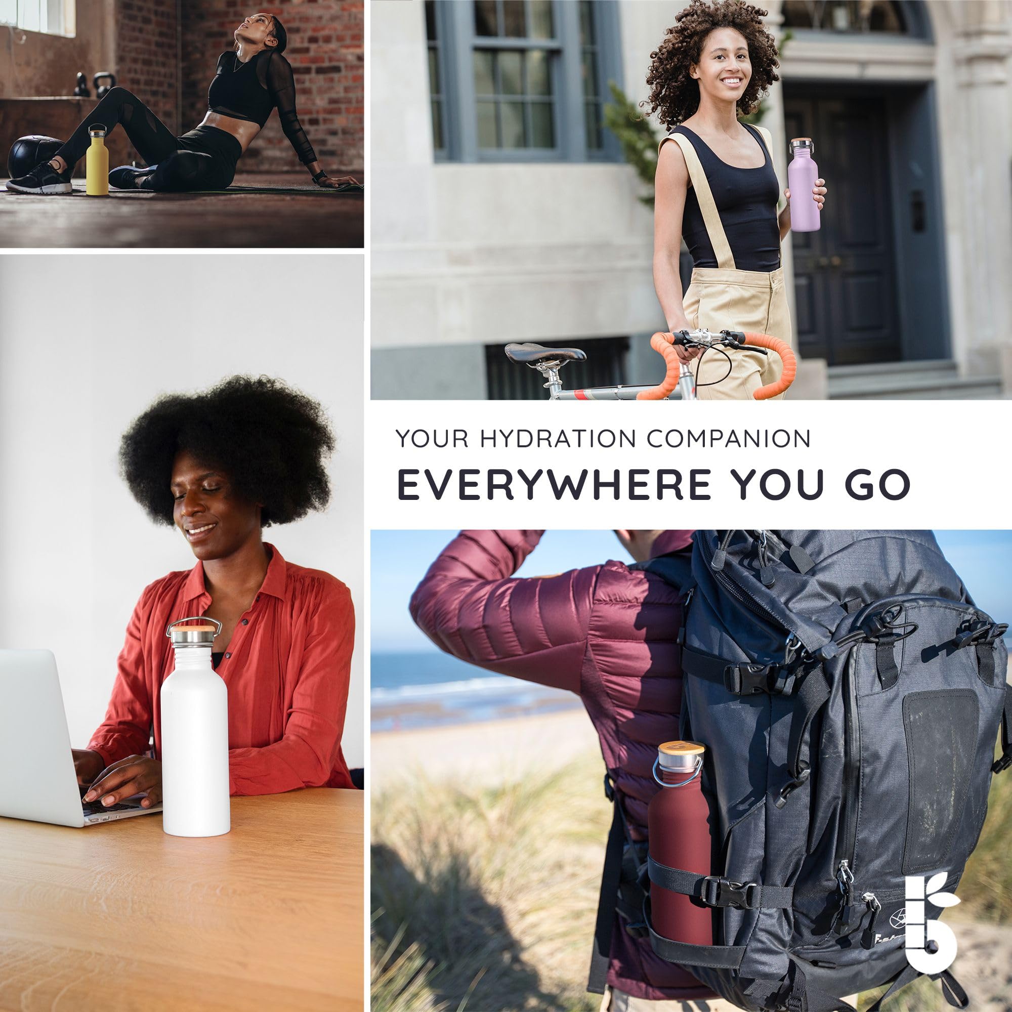 Bambaw Polar White inside a backpack showing travel-ready protection and organization benefit