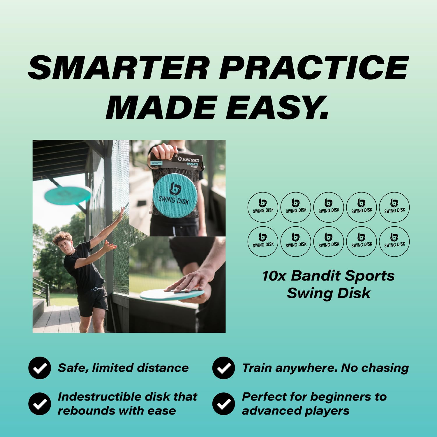 Bandit Sports team drill with multiple disks for group batting practice