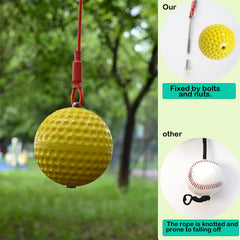 BANDUN in-use backyard practice with player improving swing timing and rhythm