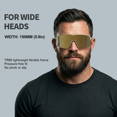 BangLong side profile highlighting wrap-around lens for improved protection