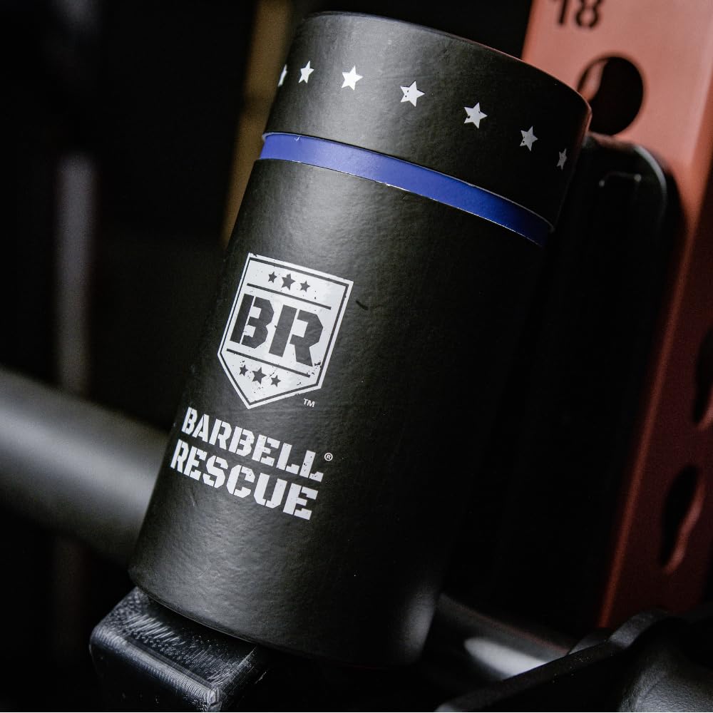 Barbell Rescue brush label and patent marking highlighting design authenticity