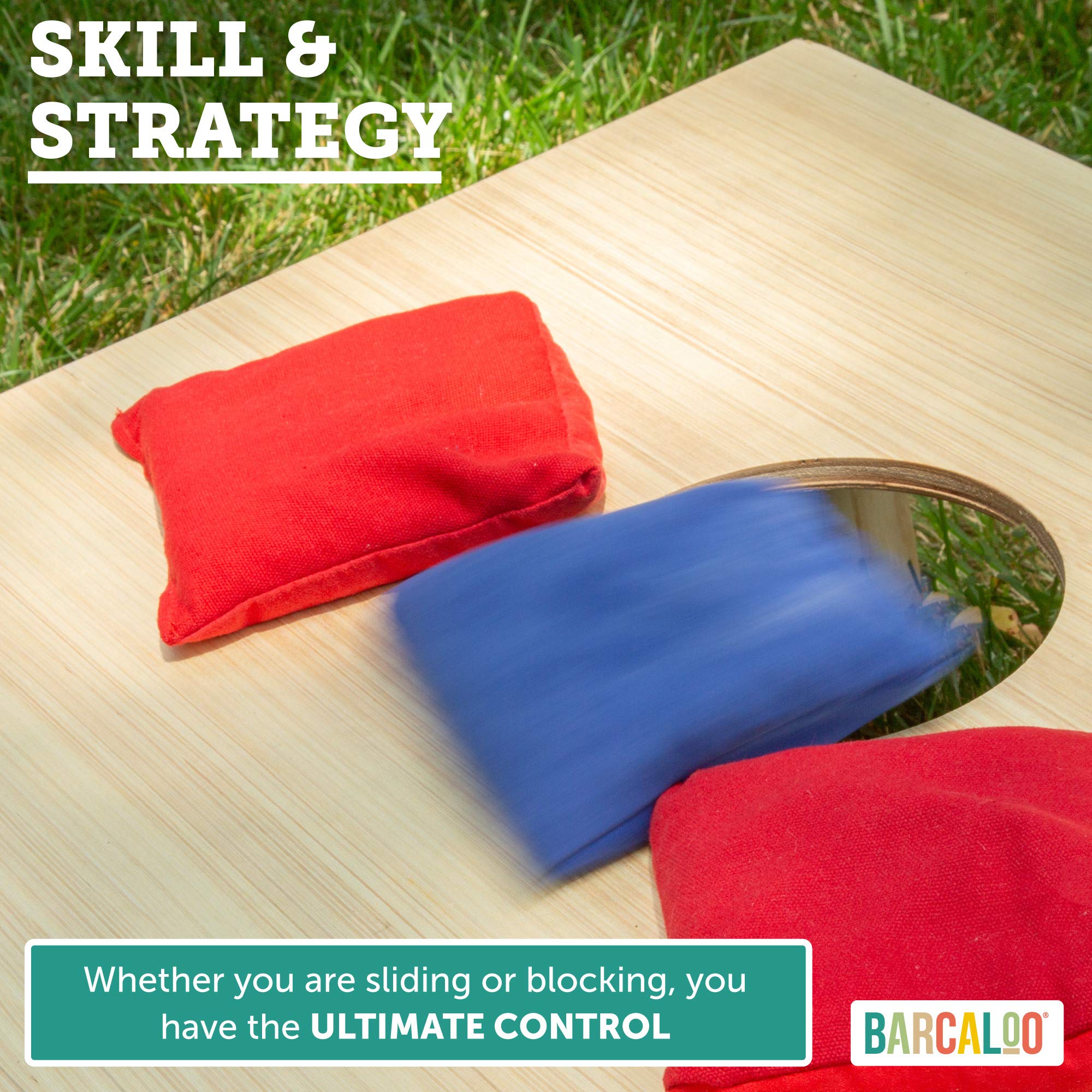 Barcaloo bags in use at a backyard tailgate illustrating weather-ready fun