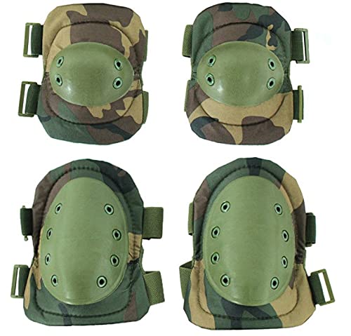 Bargain Crusader front view of woodland 4-piece set showing protective coverage and value